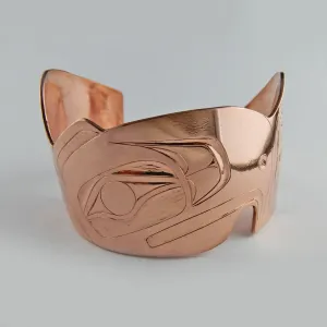 1 1/2 Inch Eagle Copper Bracelet