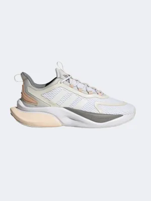 Adidas Alphabounce Women Sportswear Shoes White/Metalic/Grey