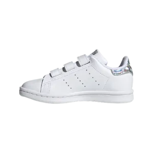 Adidas Stan Smith Cf C Ps-Boys Originals Shoes White/Silver Ee8484