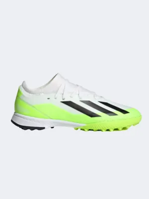 Adidas X Crazyfast.3 Kids Turf Shoes White/Black/Lemon