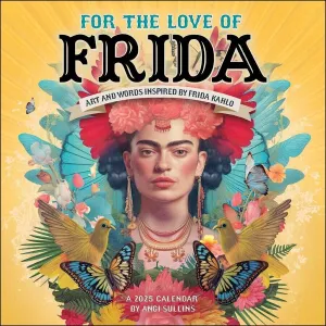 Amber Lotus For the Love of Frida 12x12 2025 Wall Calendar