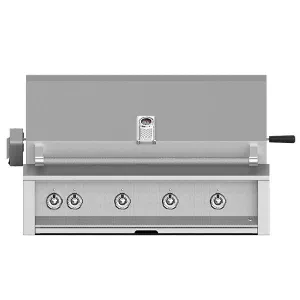 Aspire by Hestan 42" Built In LP Grill with 3 Tubular U-burners, 1 Sear Burner and Rotisserie