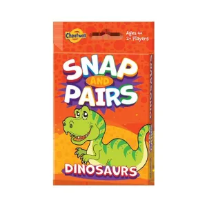 Cheatwell Games Dinosaurs Snap and Pairs Game