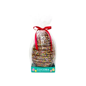 Cocoba 250g Colourful Sprinkles Milk Chocolate Easter Egg