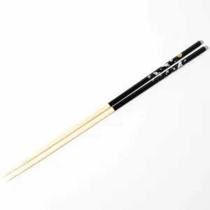 Cooking Chopsticks - Rabbit and Moon Black