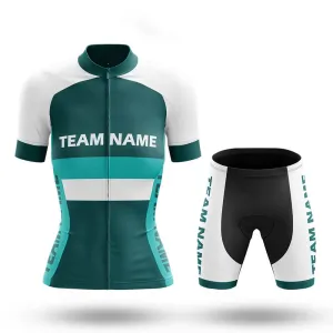 Custom Team Name M2 Green - Women's Cycling Kit