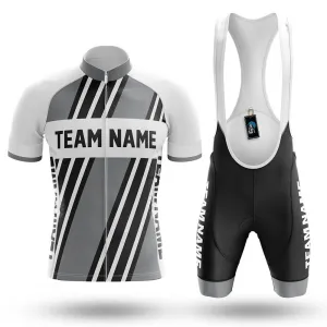 Custom Team Name M5 Grey - Men's Cycling Kit