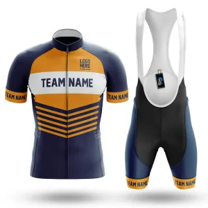 Custom Team Name V20 Navy - Men's Cycling Kit