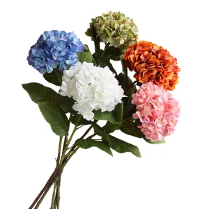 Giant Artificial Hydrangea Flowers Long Stem