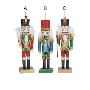 Gisela Graham 15cm Colourful Nutcracker Hanging Decoration (Choice of 3)