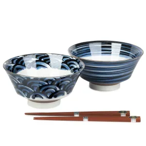 Gosu Japanese Noodle Bowl Gift Set