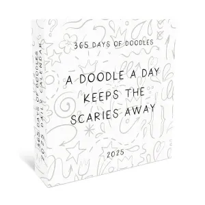 Graphique Doodle 2025 365 Desk Calendar