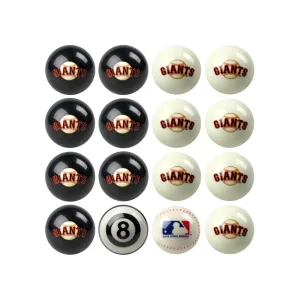 Imperial San Francisco Giants Home vs. Away Billiard Ball Set