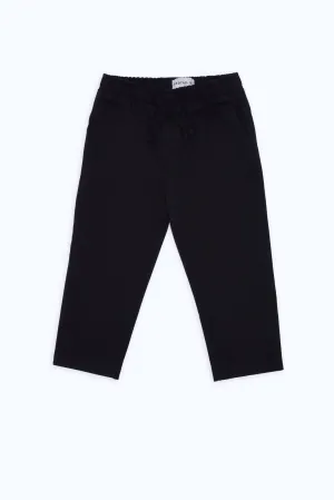 Infant Boys Black Plain Chino Trouser