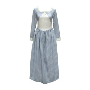 [Last Chance] Handmade Period Drama Inspired square collar Vintage Dress