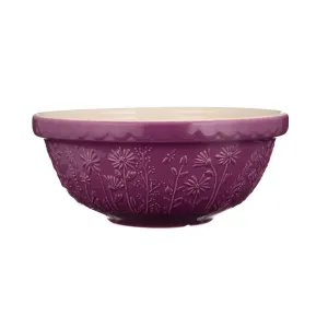 Mason Cash 2.7 Litres Purple Daisy In the Meadow Mixing Bowl