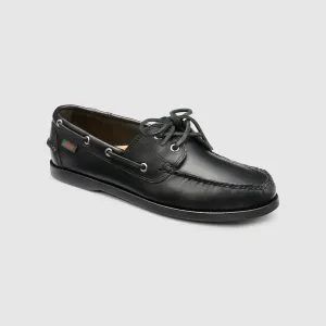 Mens Leather Hampton Boat Shoe