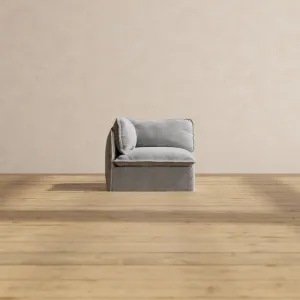 Modular Performance Corner Chair in Ash | Deluxe Blend