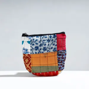 Multicolor - Handmade Quilted Patchwork Utility Pouch 34