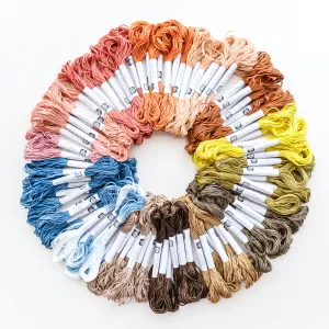 Naturally Dyed Embroidery Floss by AVFKW