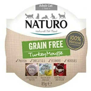 Naturo 85g Adult Cat Tray Turkey Mousse