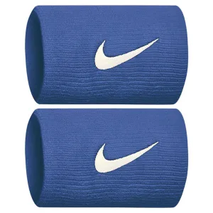 Nike Premier Doublewide Wristbands 2 Pack - Game Royal/White