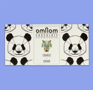 Omnom Cookies and Cream Chocolate Bar