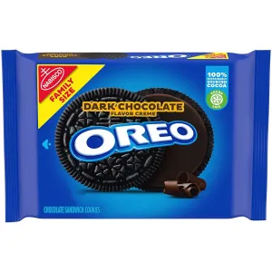 Oreo Dark Chocolate Sandwich Cookies Family Size 17oz