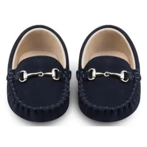 Oscar's For Kids Lucca Navy Baby Loafers