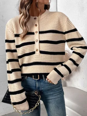 Half turtleneck sweater