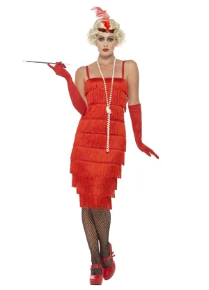 Red Flapper Costume Adult