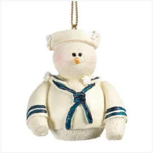 Snowberry Cuties Navy  Ornament