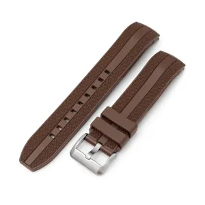 StrapXPro - SPX1C Rubber Strap For Seiko 62MAS (63Mas) SPB/SBDC Series, Brown