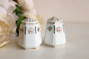 Vintage Japanese Floral Salt and Pepper Shaker