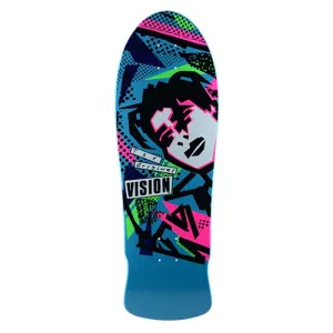 Vision 10" x 30" Original MG (BLUE/PINK DIP) Skateboard Deck