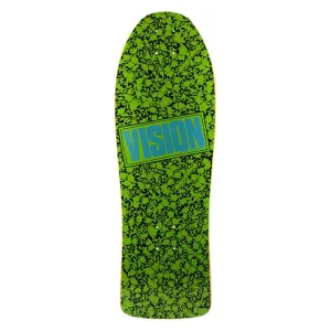 Vision 10"x 30" Punk Skull GREEN Skateboard Deck