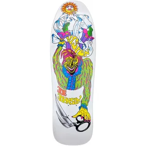 Vision 9.5" x 32" Joe Johnson Scissors White Dip Skateboard Deck